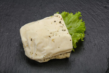 Halloumi cheese with mint for grill