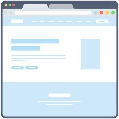 Web Template Vector 