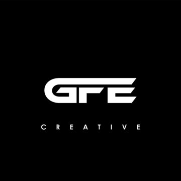 GFE Letter Initial Logo Design Template Vector Illustration