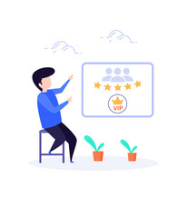 Premium Membership Illustration 