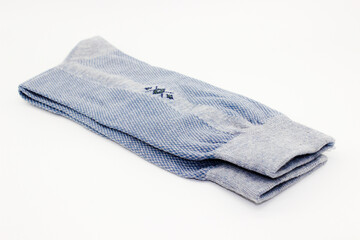 A picture of cotton socks isolated on white background