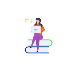 Online Education Vector 