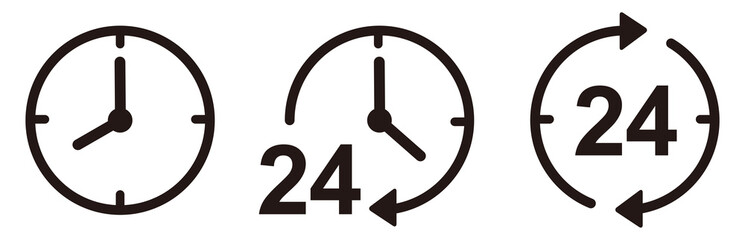 164 903 Timer Icon Clock Vector Wall Murals Canvas Prints Stickers Wallsheaven