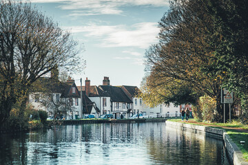 Kennet & Avon Canal, Newbury, Berkshire - obrazy, fototapety, plakaty