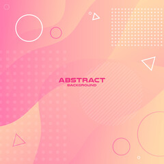 Dynamic texture Abstract background for design, Vector and illustration. Fluid gradient liquid geometric shapes banner.