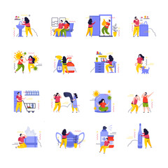 Fototapeta premium Hygiene Icons Set