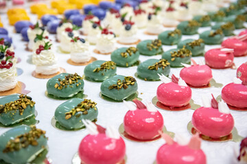 delicious cakes for the event