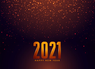 2021 happy new year lights background design