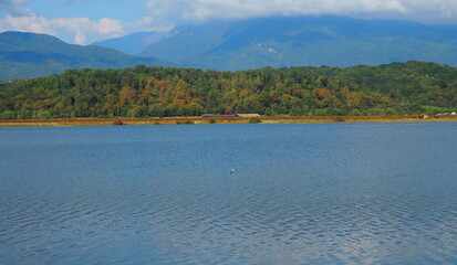 Lake in the Republic of Abkhazia.