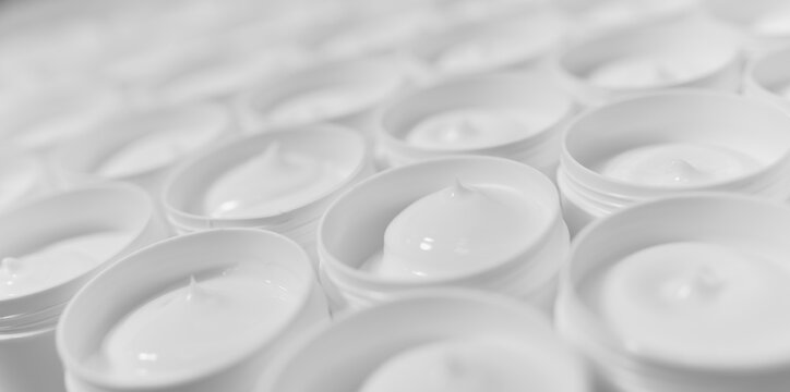 natural cosmetics factory assembly line
