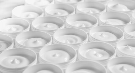 natural cosmetics factory assembly line