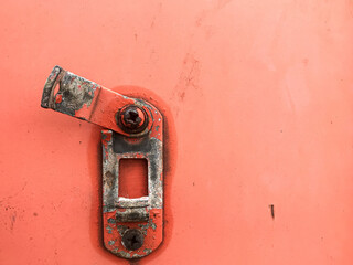 Locks on containers. Mounts for locks. Sea containers.