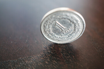 Shot of the basic monetary unit of Poland