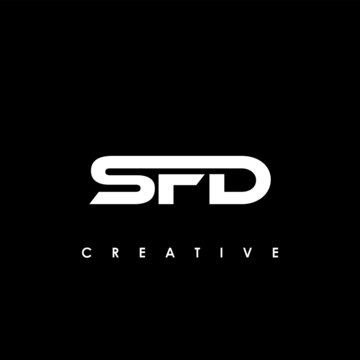 SFD Letter Initial Logo Design Template Vector Illustration
