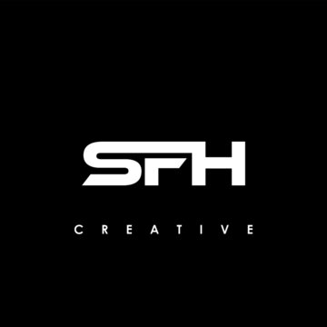 SFH Letter Initial Logo Design Template Vector Illustration