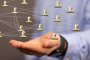 conference Digital Network and data concept