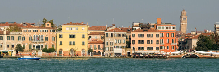 Рanorama of Venice, view of the autumn marathon