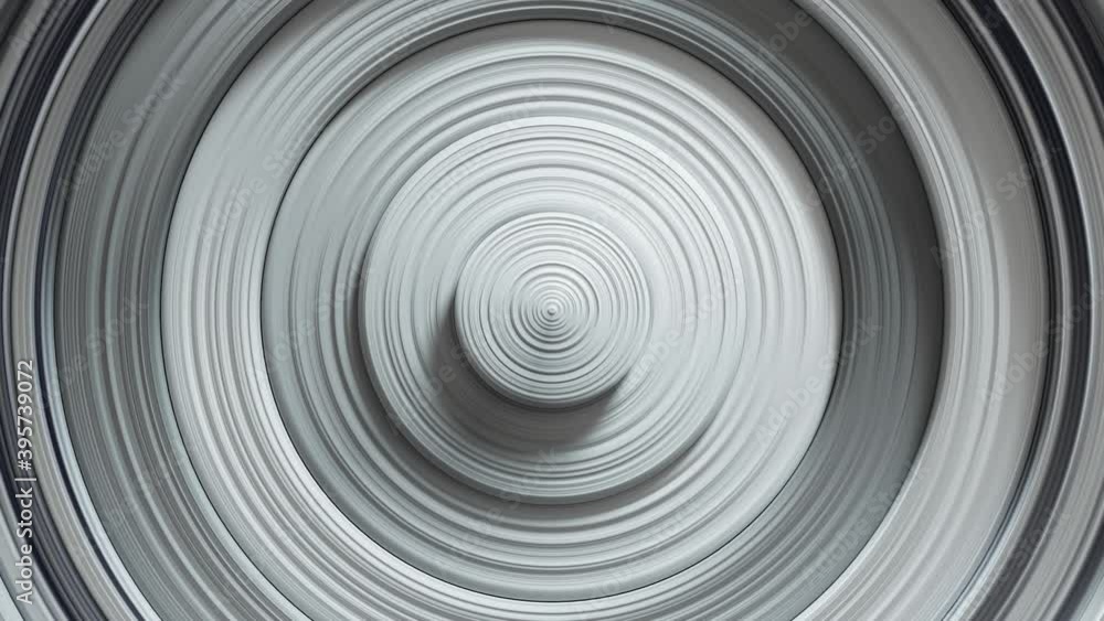 Poster abstract pattern of circles with displacement effect. white blank animation rings. abstract backgrou