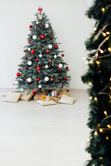 New Year's Eve Christmas Tree With Gifts Decor House