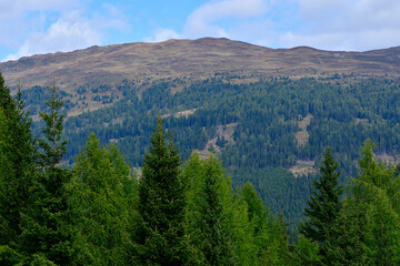 Ein Morgen auf der Nockalmstraße im Herbst	
