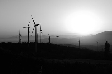 Obraz premium Pale eoliche energia