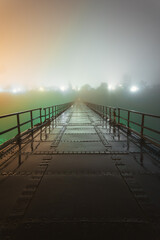 bridge with fog at night © Antonio Solano