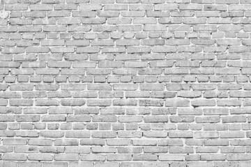 Obraz premium White brick wall. Vintage light background for creative design. The old wall.