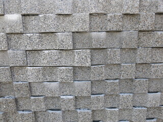 the gray and square blocks on the wall for black and white background