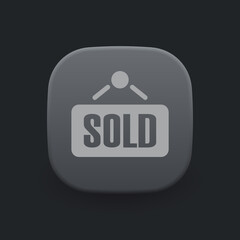 Sold Sign - Icon