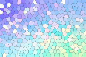 Abstract Blue & Celeste Teal Gradient Modern Mosaic Tiles Material Texture Background