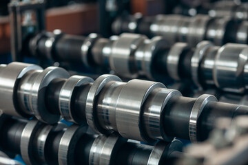 equipment and modern production line of rolling metal roofing profile sheets