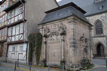 Ein altes Mausoleum in Quedlinburg