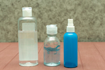 antibacterial antiseptic gel. Coronavirus Disease Covid-19 prevention and health protection during flu.