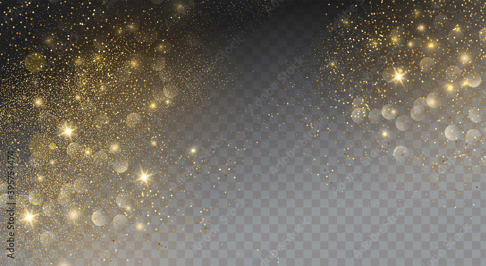 Poster holiday abstract shiny color gold design element