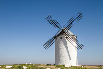 Fototapeta na wymiar Windmill in La Mancha