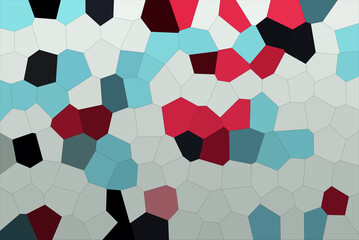 Abstract Cool Colors Mosaic Tiles Material Texture Wallpaper Background