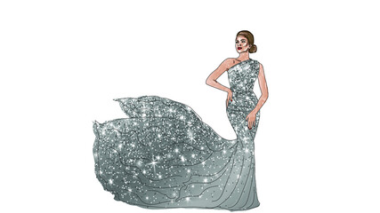 woman dress glitter © Karolina