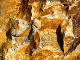 Texture of Strzegom granite rock