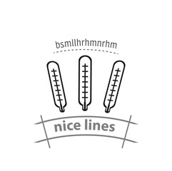 medical thermometer isolated vector icon. medicine design element