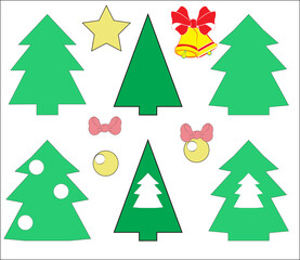 Christmas tree stencils