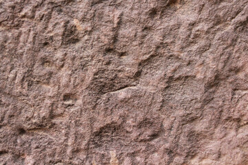 rough inconsistent red sandstone structure in unterfranken bavaria