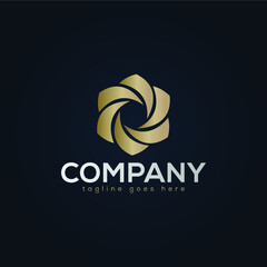 Vector Line Logo Design Creative Minimalism Logotype Icon Symbol