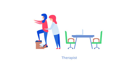 Physical Therapist Illustration 