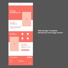 web design template wireframe vector editable file