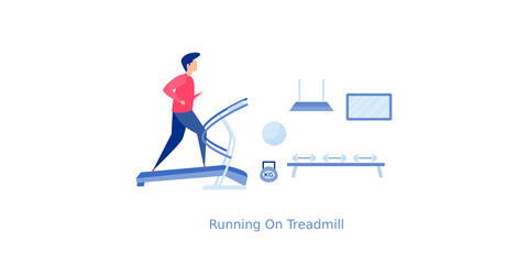 Running On Treadmill 