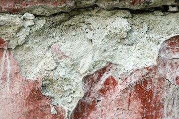 Wall pattern of the ancient structure of buildings in a city. Geometrical and minimalist design.