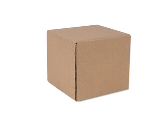 Fototapeta premium Blank Box Cardboard, box isolated on white background.