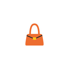 Woman hand bag vector isolated icon illustration. Woman bag icon