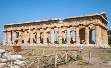 The Second Temple of Hera in Paestum, Southern Italy
