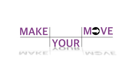 Make your move con sfondo colorato